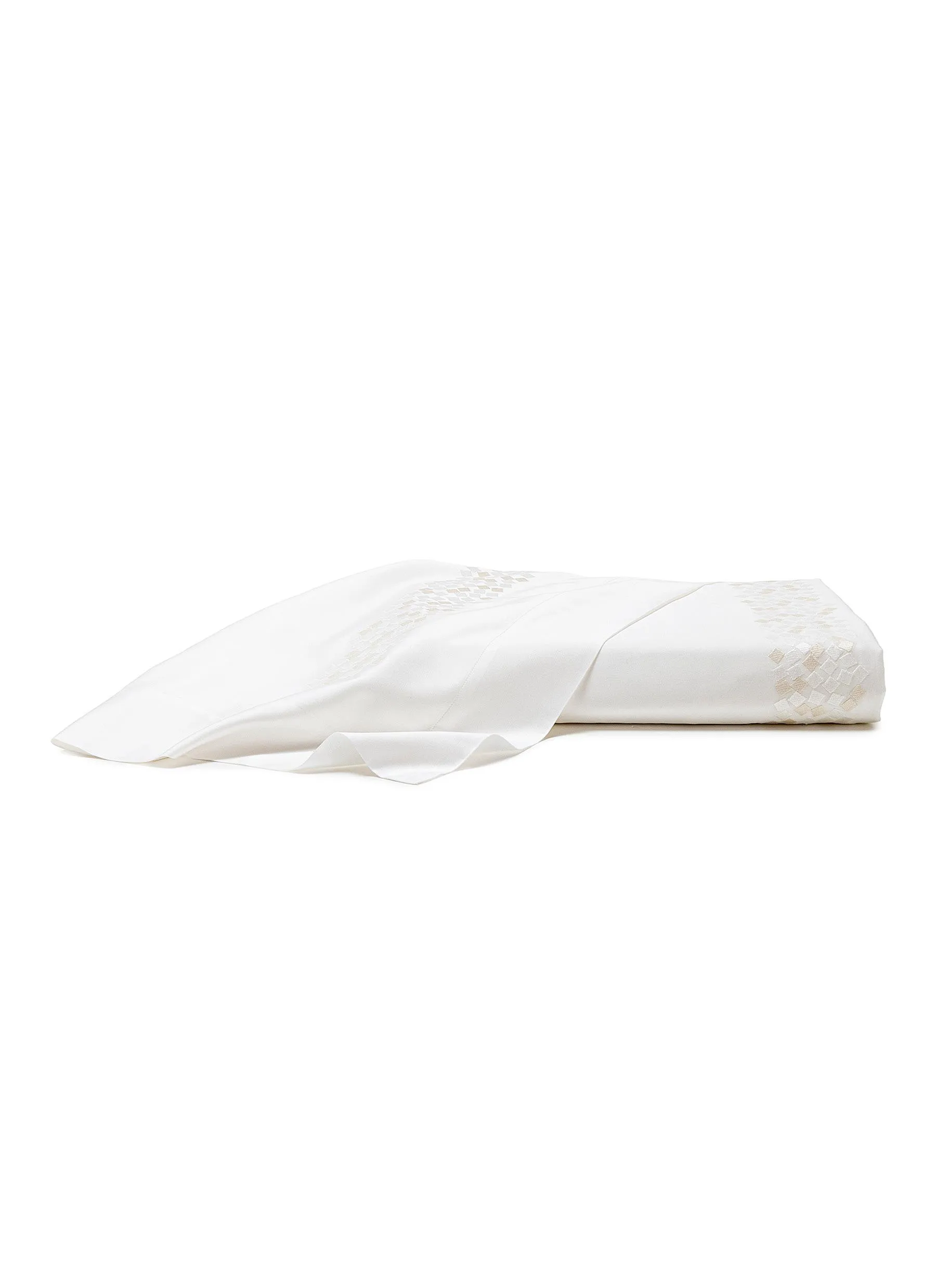 -----------FRETTE ---- ------------ ----Glimmer Embroidery King Size Duvet Cover — Beige --