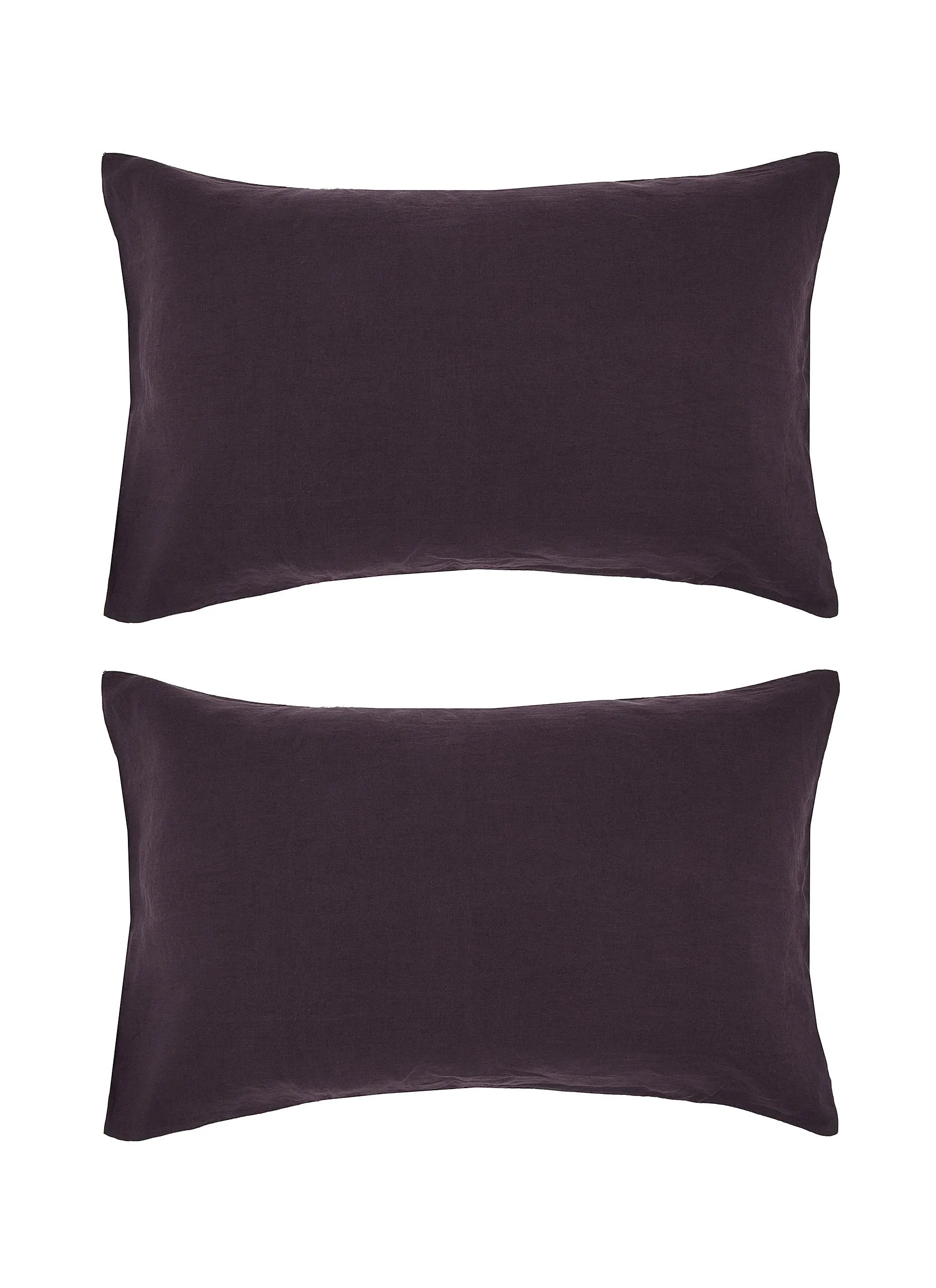 -----------SOCIETY LIMONTA ---- ------------ ----Rem Linen Pillowcase Set of 2 — Ultraviola --