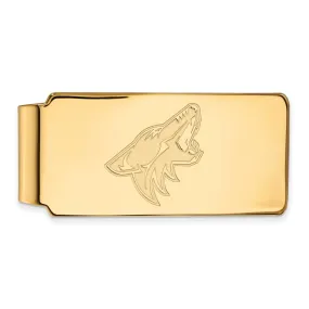 10k Yellow Gold NHL Arizona Coyotes Money Clip