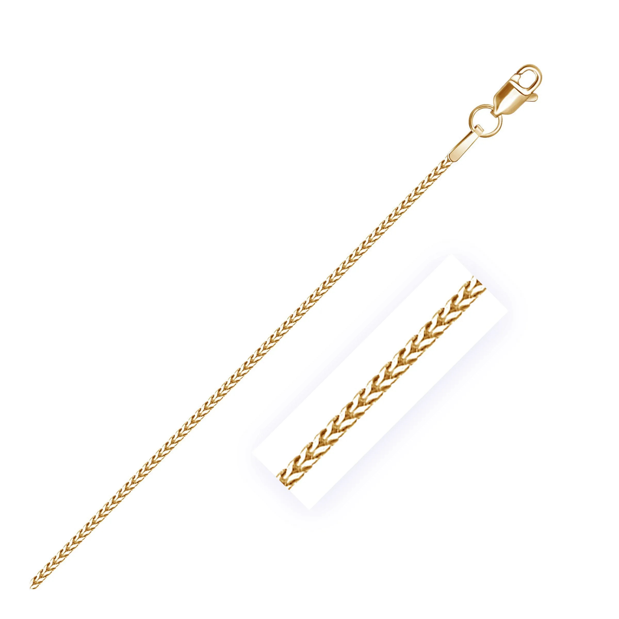 14k Yellow Gold Franco Chain 0.9mm-rx86569-20