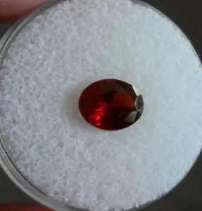 1.64 CTS. AWESOME DARK SUNSET ORANGE MONTANA GARNET