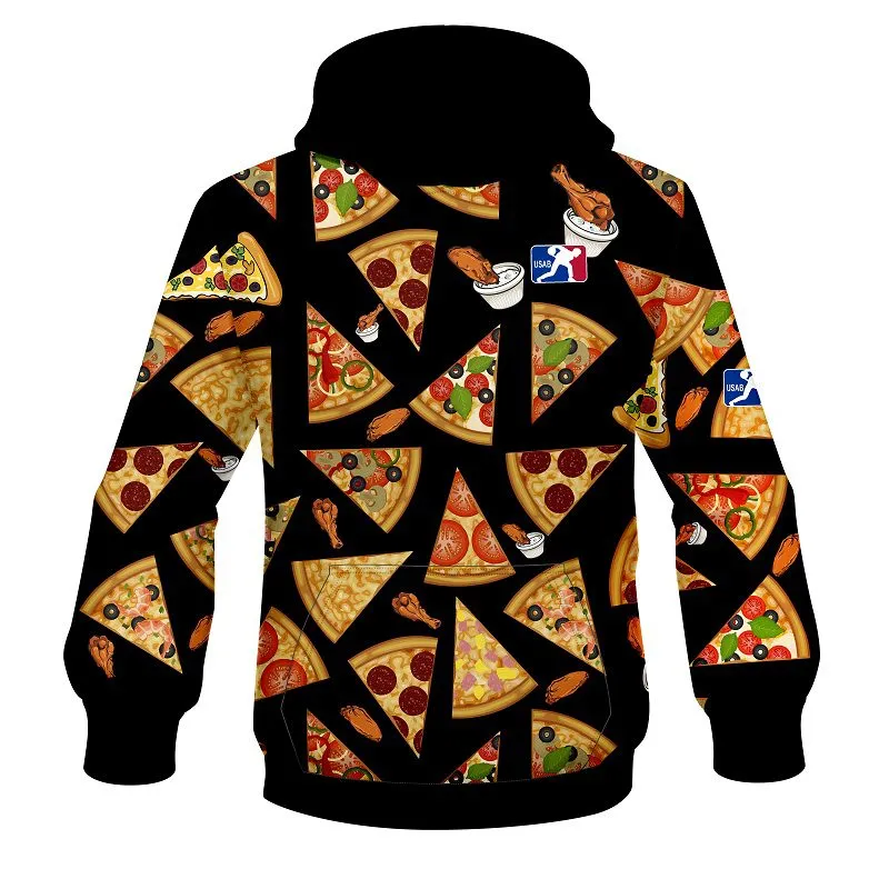2 Handed F*ck It Dude Lets Eat Bowling Hoodie