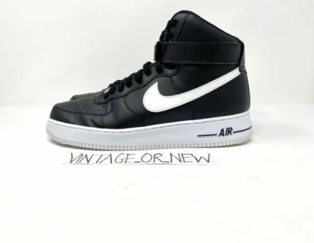 2020 Nike Air Force 1 High Black White CK4369-001 sz 10.5