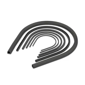 38401203, Shielding Strip of Nickel-plated Graphite, Silicone 1m x 1.91mm x 3.05mm