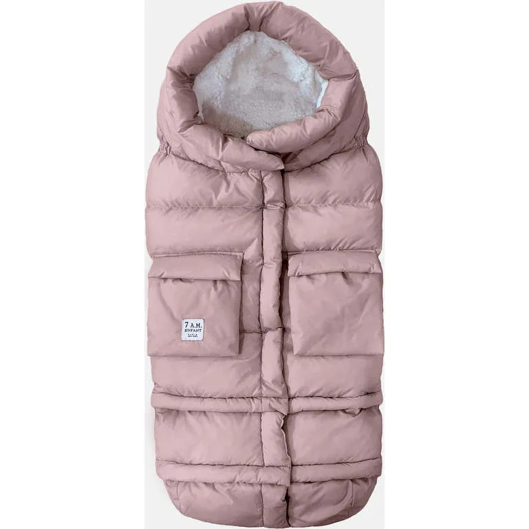 7AM Enfant Evolution® 212 Quilt Zipped Blanket, Ash Rose