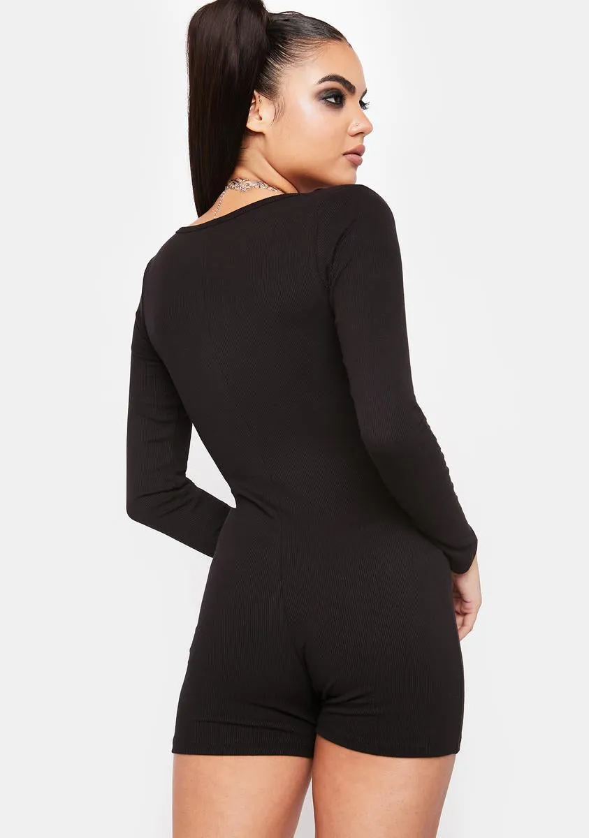A Life Together Long Sleeve Romper-