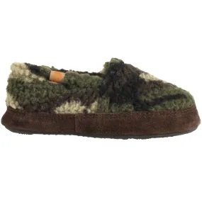 Acorn Boys' & Girls' Camo Moc Slipper