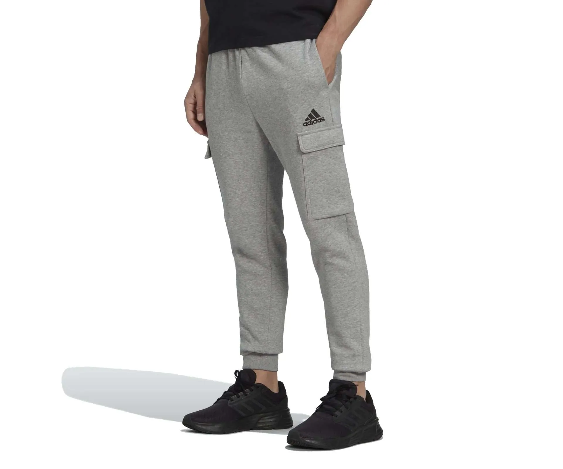 adidas Men’s Essentials Fleece Regular Tapered Cargo Pants