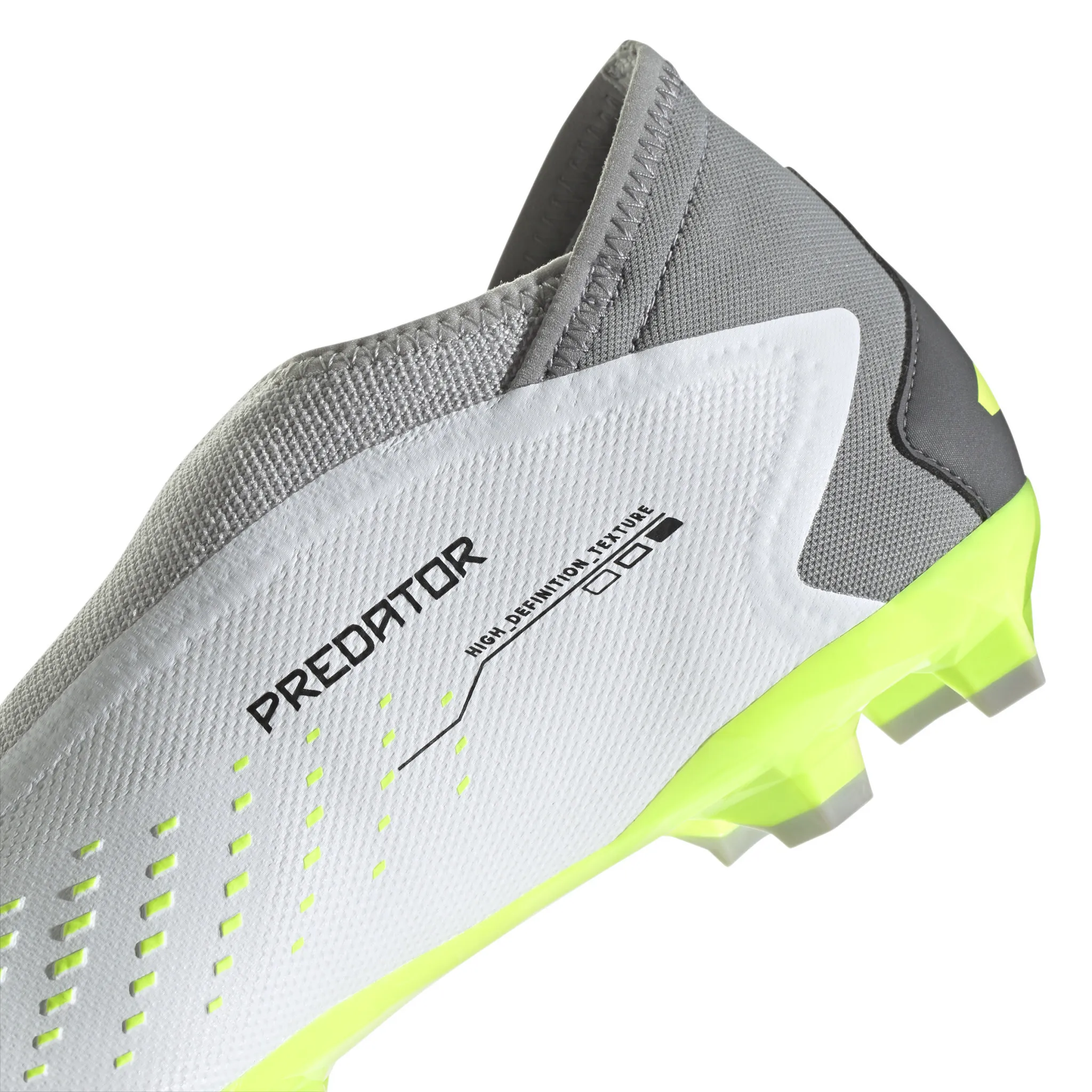 Adidas Predator Accuracy.3 Laceless FG (White/Lime)