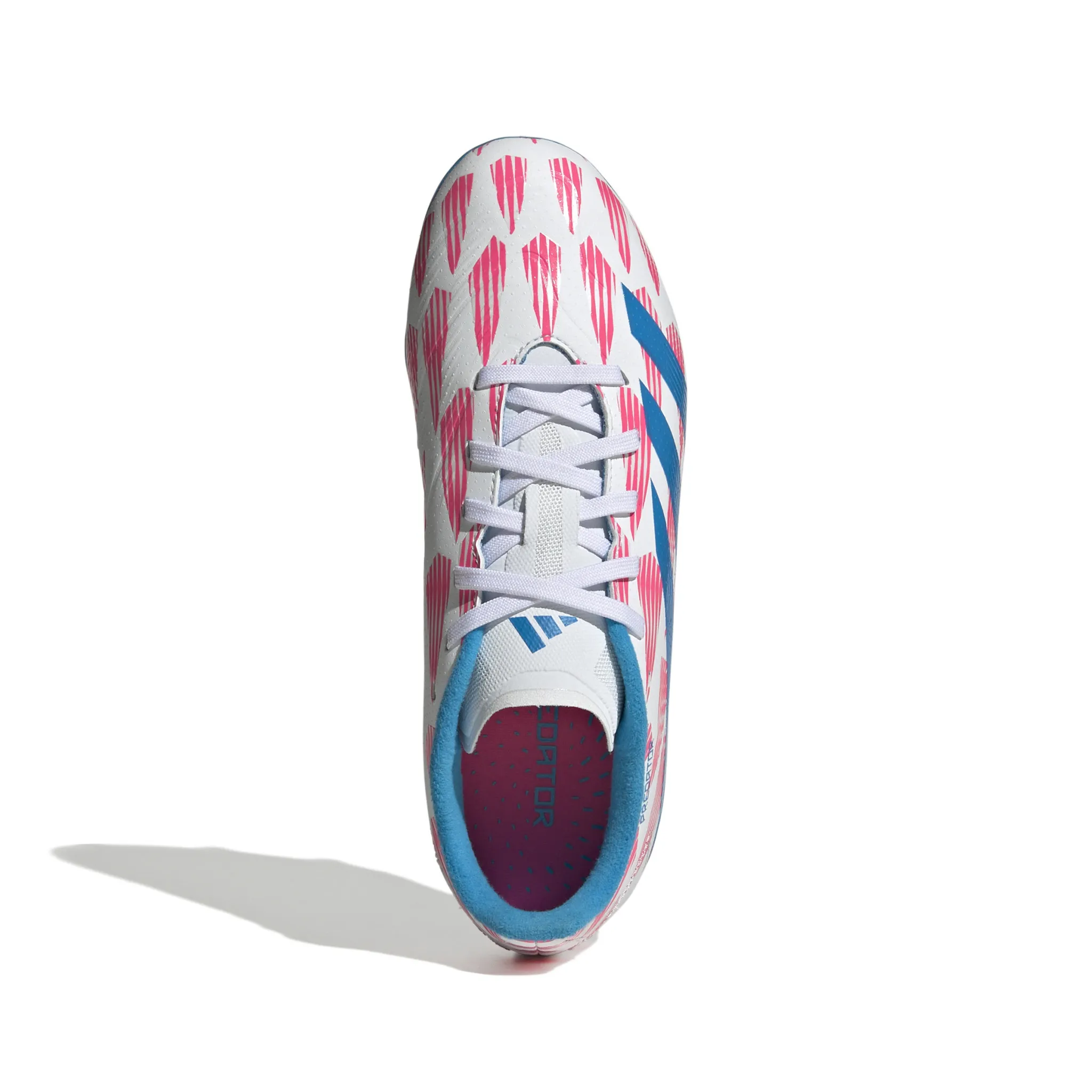Adidas Predator League FG Jr (White/Pink/Blue)