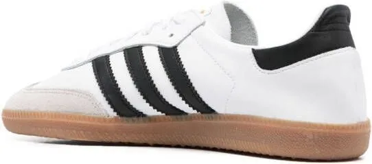 Adidas Samba lace-up leather sneakers White