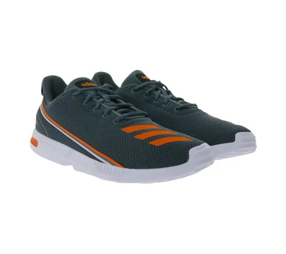 adidas WIDEWALK M sneakers da uomo, scarpe da corsa sportive con design a 3 strisce blu/giallo o grigio/arancione