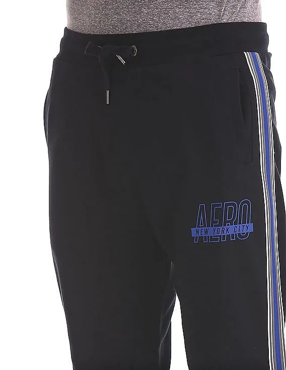 Aeropostale Drawstring Waist Side Tape Joggers
