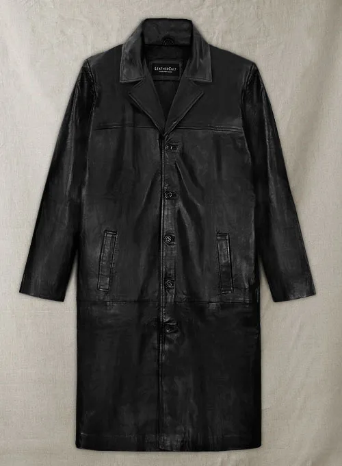 Al Pacino Insomnia Leather Trench Coat