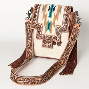 American Darling Saddle Blanket and Tooled Leather Purse
