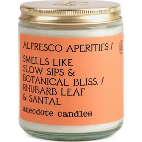 Anecdote Candles Alfresco Aperitifs Glass Jar Candle