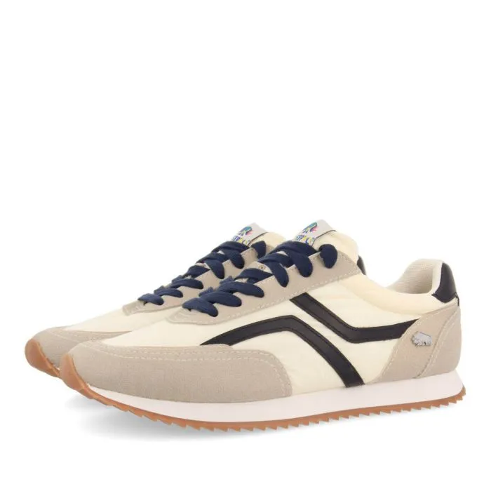 Anould men's beige retro sneakers