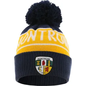 Antrim Gino Bobble Hat Marine / Amber / White