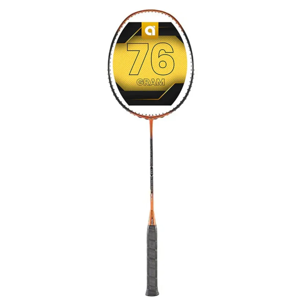 APACS Nano Fusion Speed 722 Unstrung Badminton Racquet (Neon Orange)