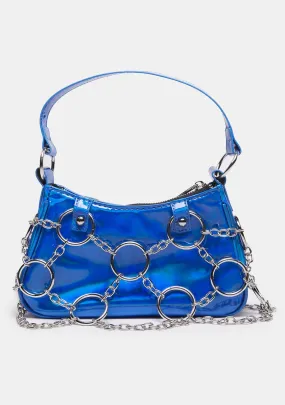 Aqua Check Yourself Shoulder Bag-