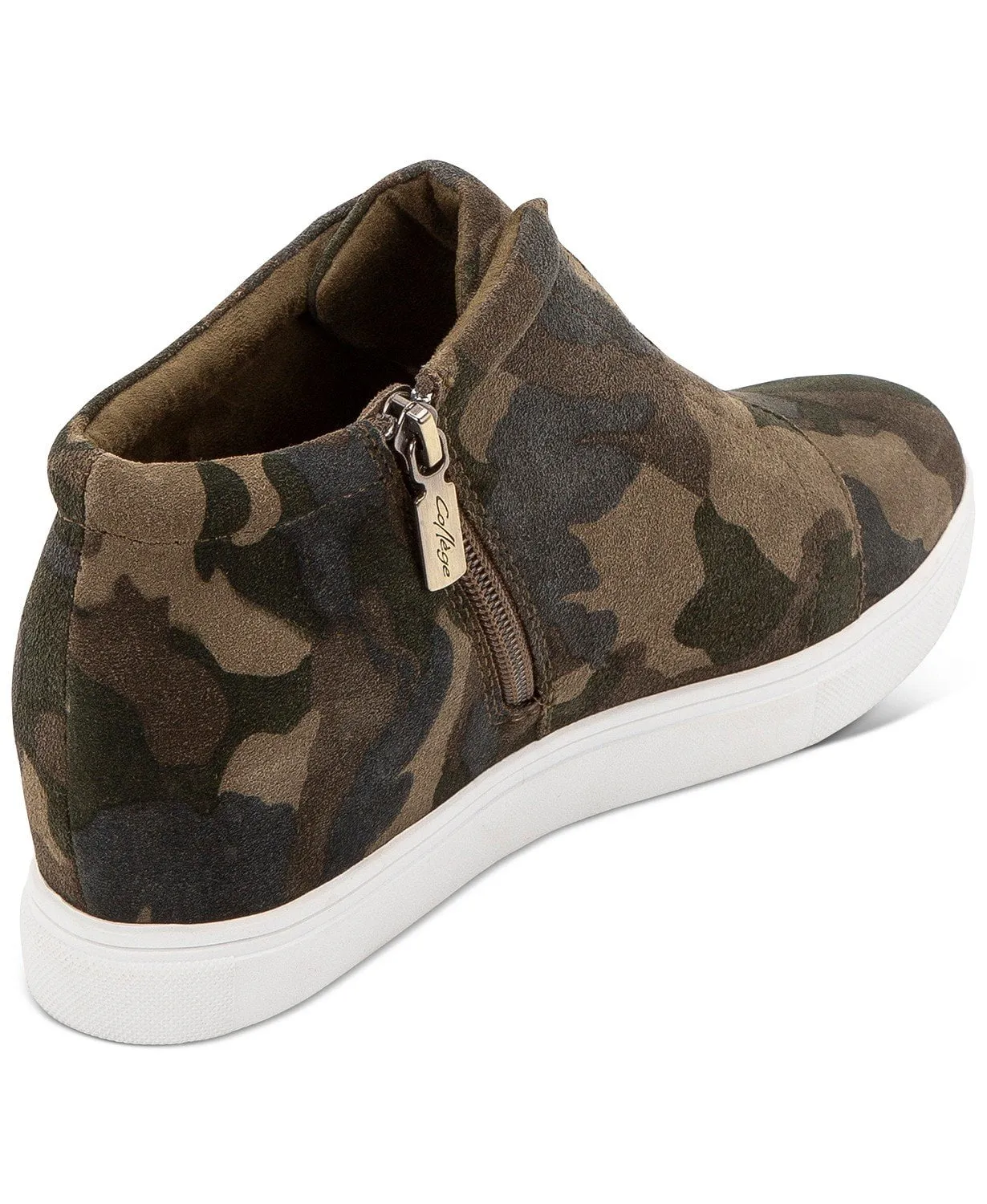 Aqua College Women’s Camouflage Suede Glady Waterproof Sneakers