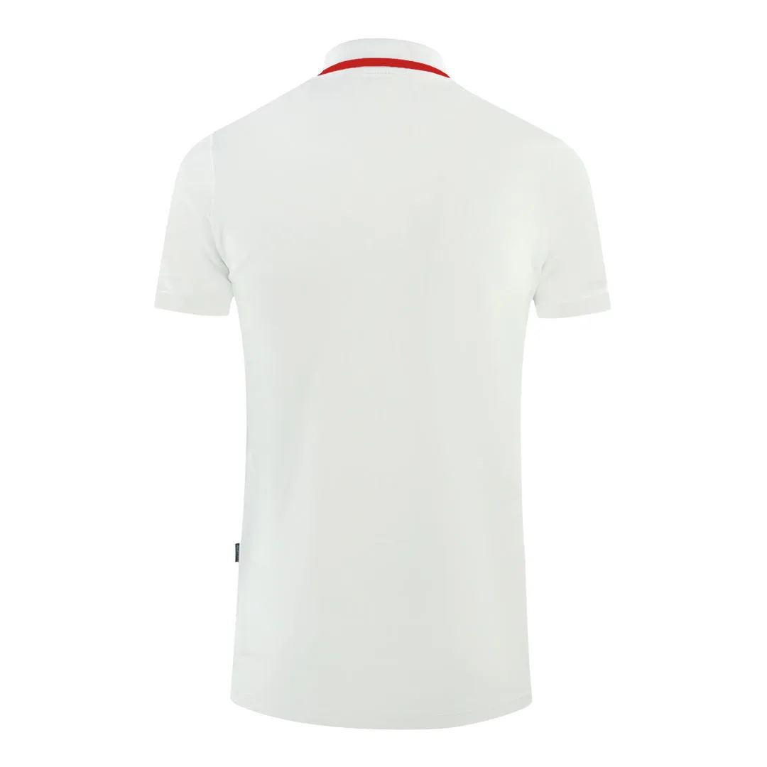 Aquascutum London 1851 White Polo Shirt