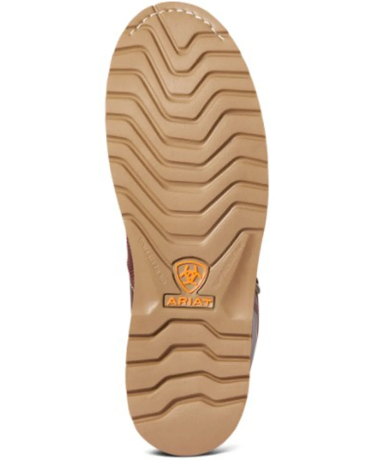 Ariat Men's Rusted Copper Rebar Wedge 6" H20 Work Boot - Composite Toe
