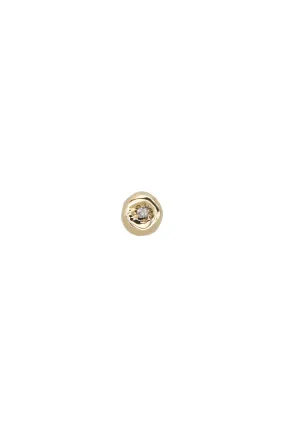 Artefact Salt & Pepper Diamond Piercing Frontal Yellow Gold