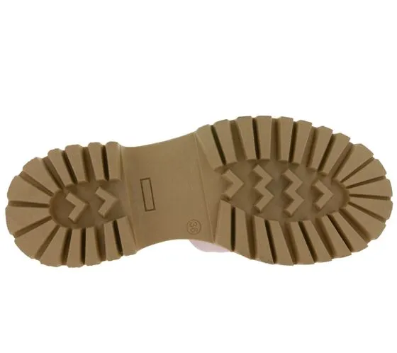 BABOUCHE Lifestyle mules pour femmes chaussures à plateforme mode en cuir nappa 130 rose