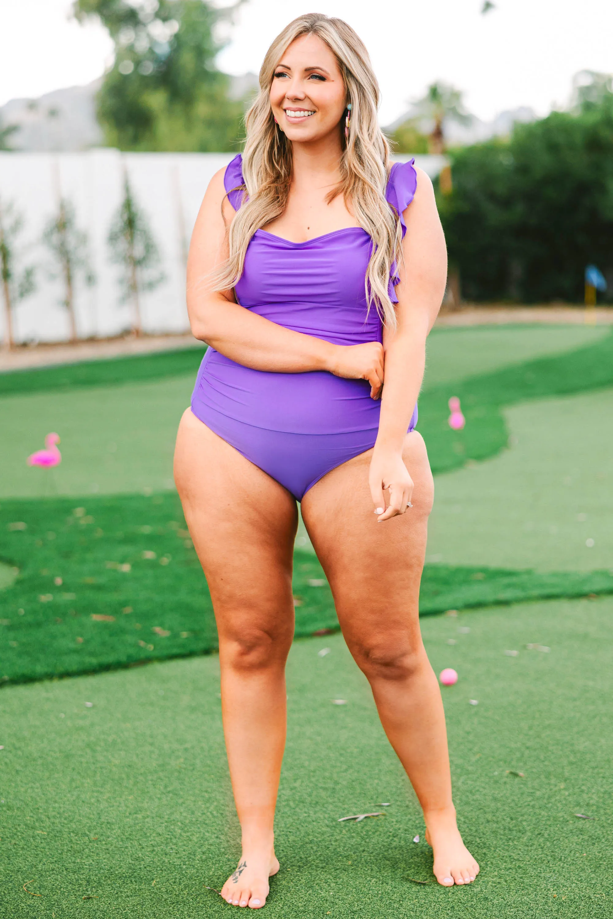 Bahama Beauty Swimsuit, Purple