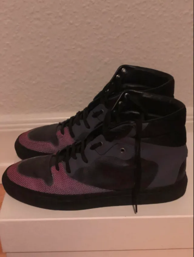 Balenciaga high trainers multi black
