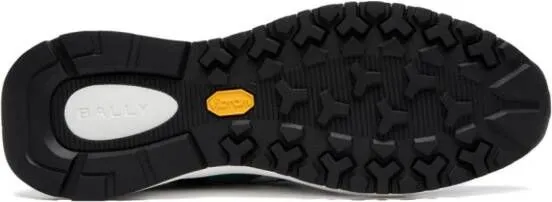 Bally logo-appliqué mesh-panelling sneakers Black
