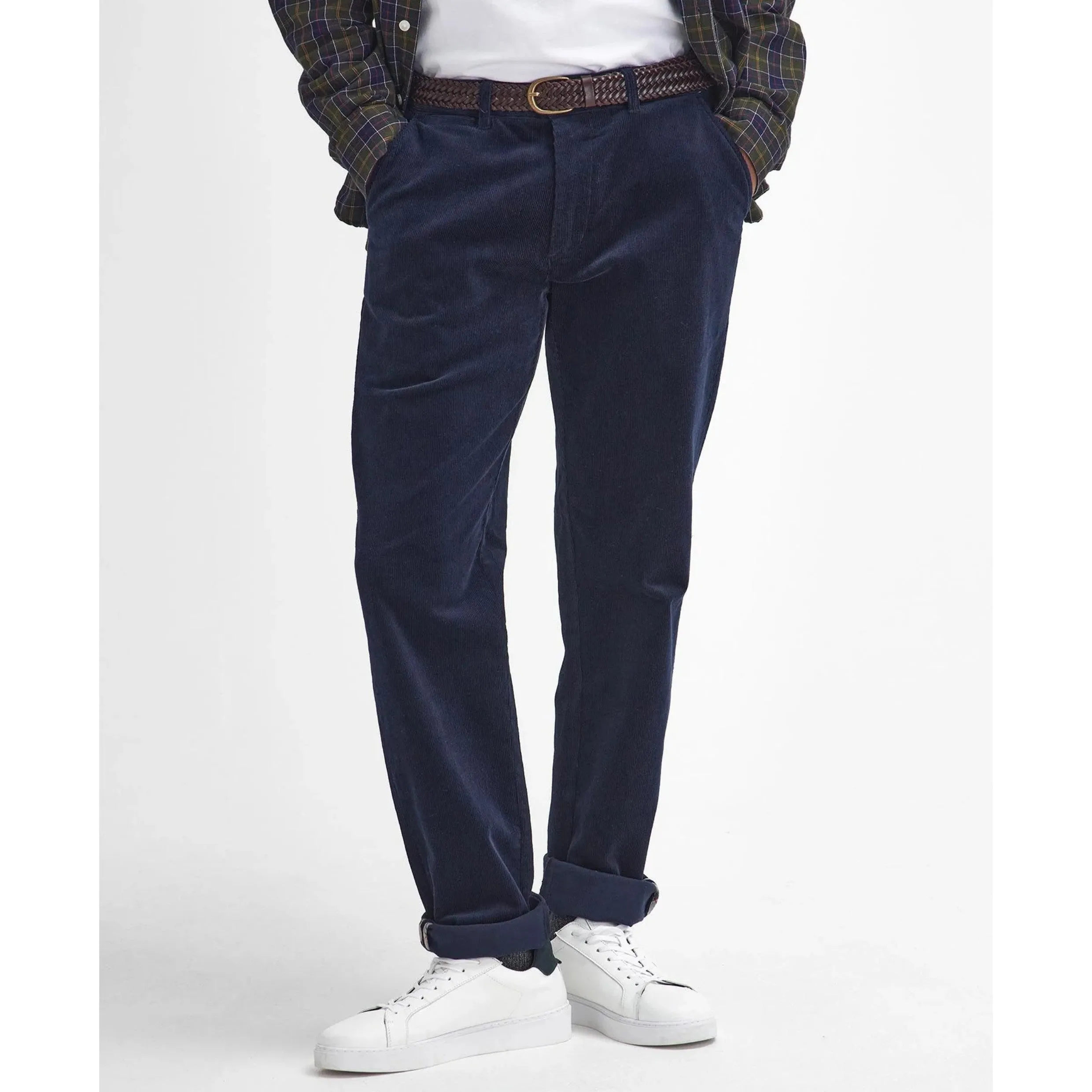 Barbour Stretch Cord Tailored Trousers MTR0739NY91 Navy