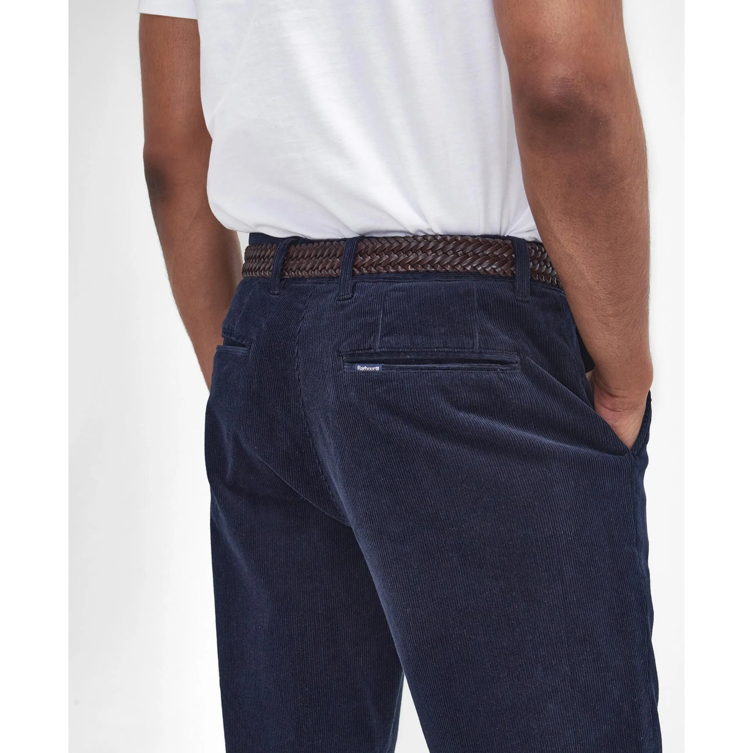Barbour Stretch Cord Tailored Trousers MTR0739NY91 Navy