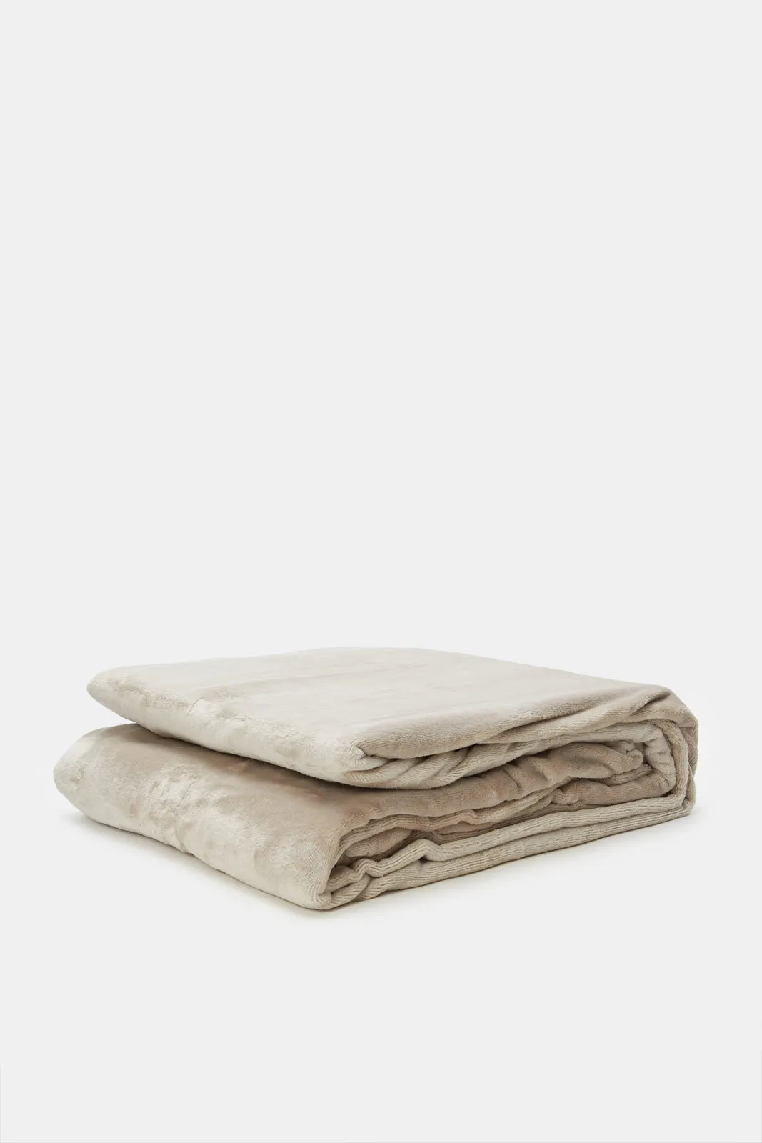 Beige Ultra Soft Blanket- (Double Size)