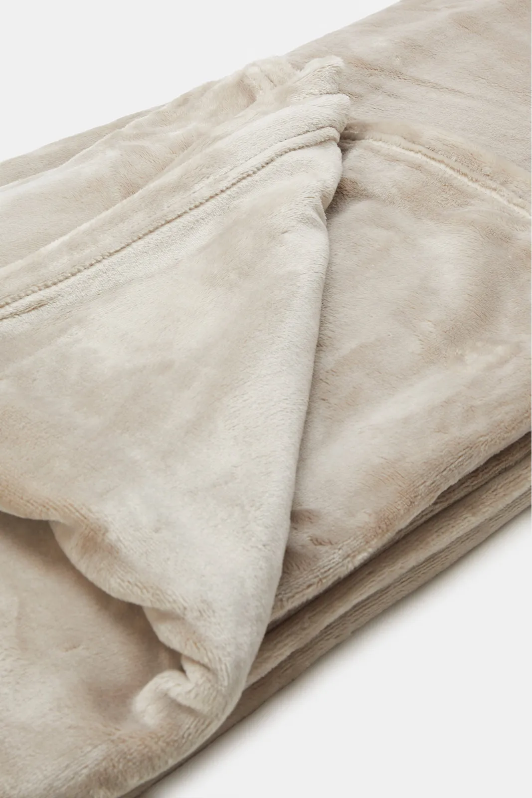 Beige Ultra Soft Blanket- (Double Size)