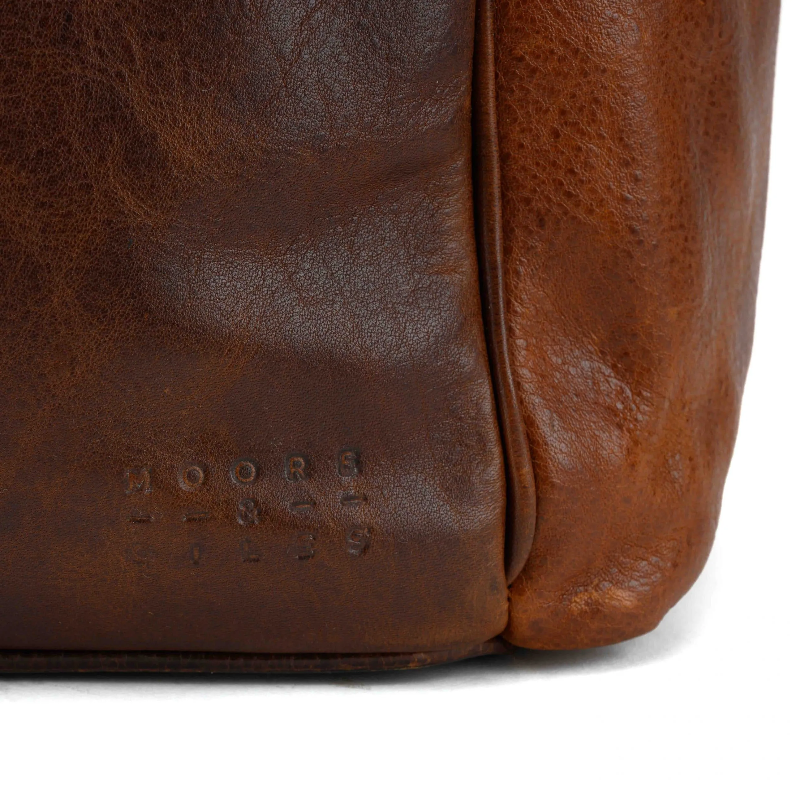 Belle Picnic Tote in Titan Milled Honey by Moore & Giles