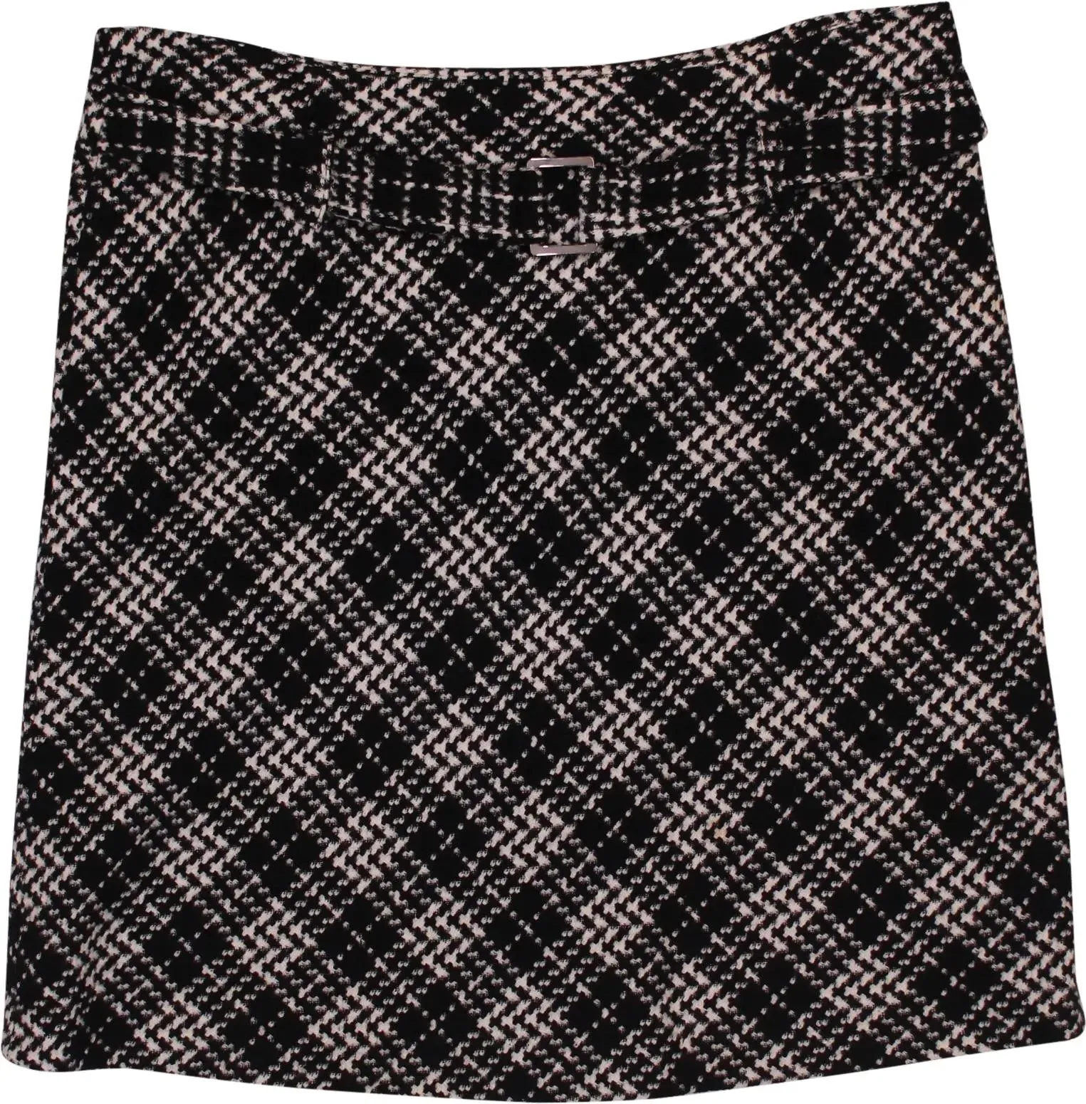 Belted Checked Skirt | ThriftTale