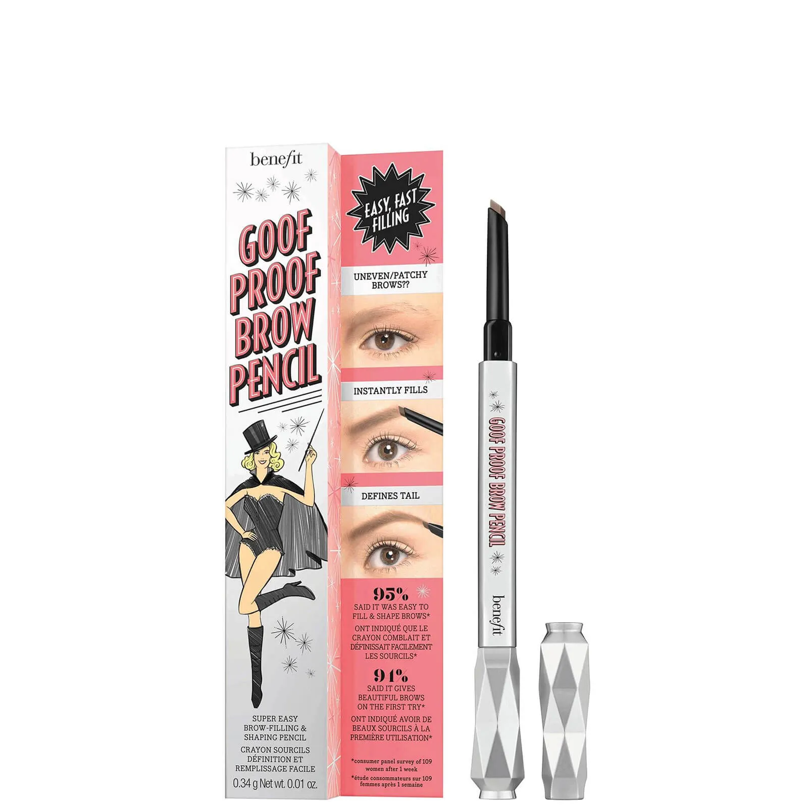 benefit Goof Proof Brow Pencil (Various Shades) - 2.5 Light