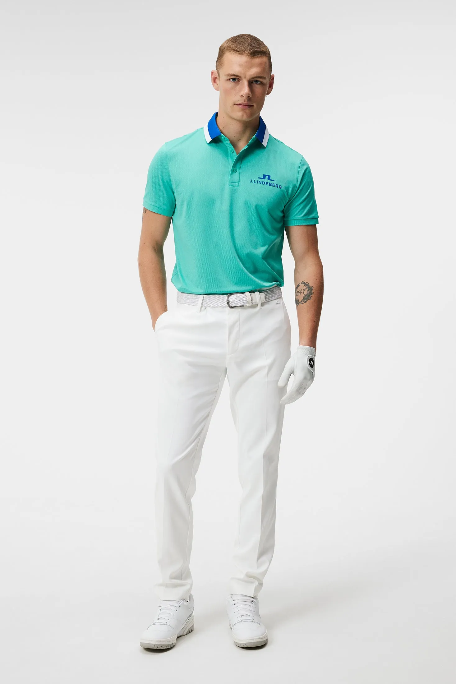 Benji Regular Fit Polo / Bright Aqua