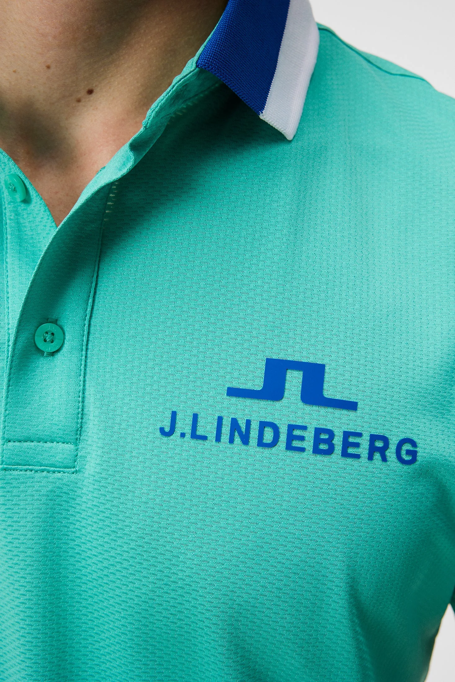 Benji Regular Fit Polo / Bright Aqua