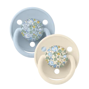 BIBS Pacifier - 2 pack Eloise - Bibs x Liberty -Delux - Baby Blue Mix