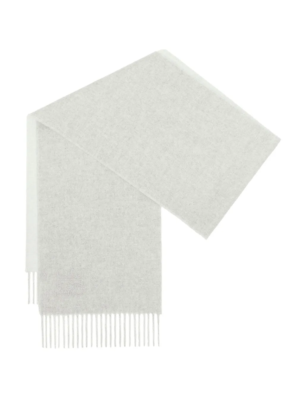 Bicolour scarf in wool and cashmere