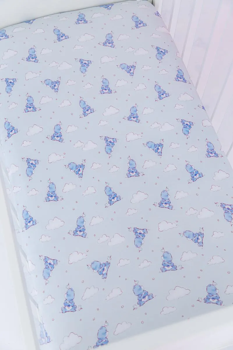 Birdie Bean Care Bears Baby Grumpy Bear Bamboo Viscose Crib Sheet