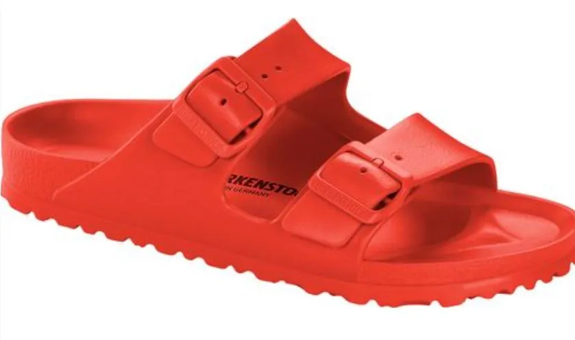Birkenstock Arizona Honolulu EVA Active Lime Red Waterproof Sandals Beach Slides