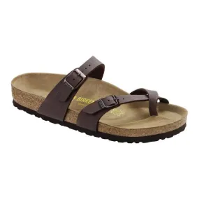 Birkenstock Unisex Mayary Birko Flor Mocha Brown Sandals - Regular Fit