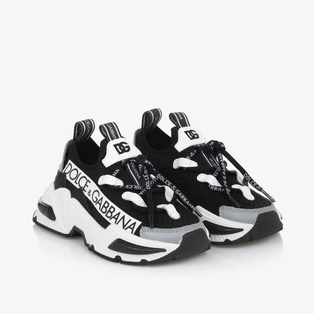 Black Airmaster Low-Top Sock Trainers