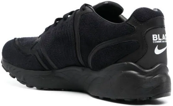 Black Comme Des Garçons x Nike low-top sneakers