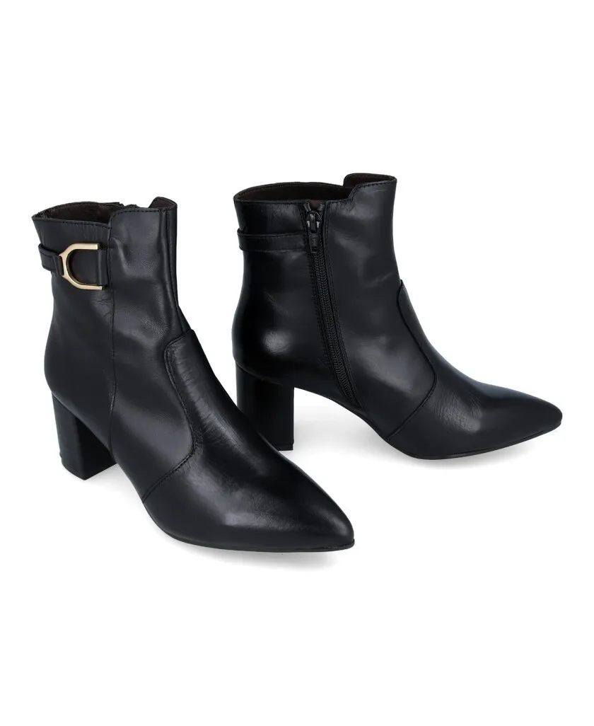 Black heeled ankle boot Catchalot 778