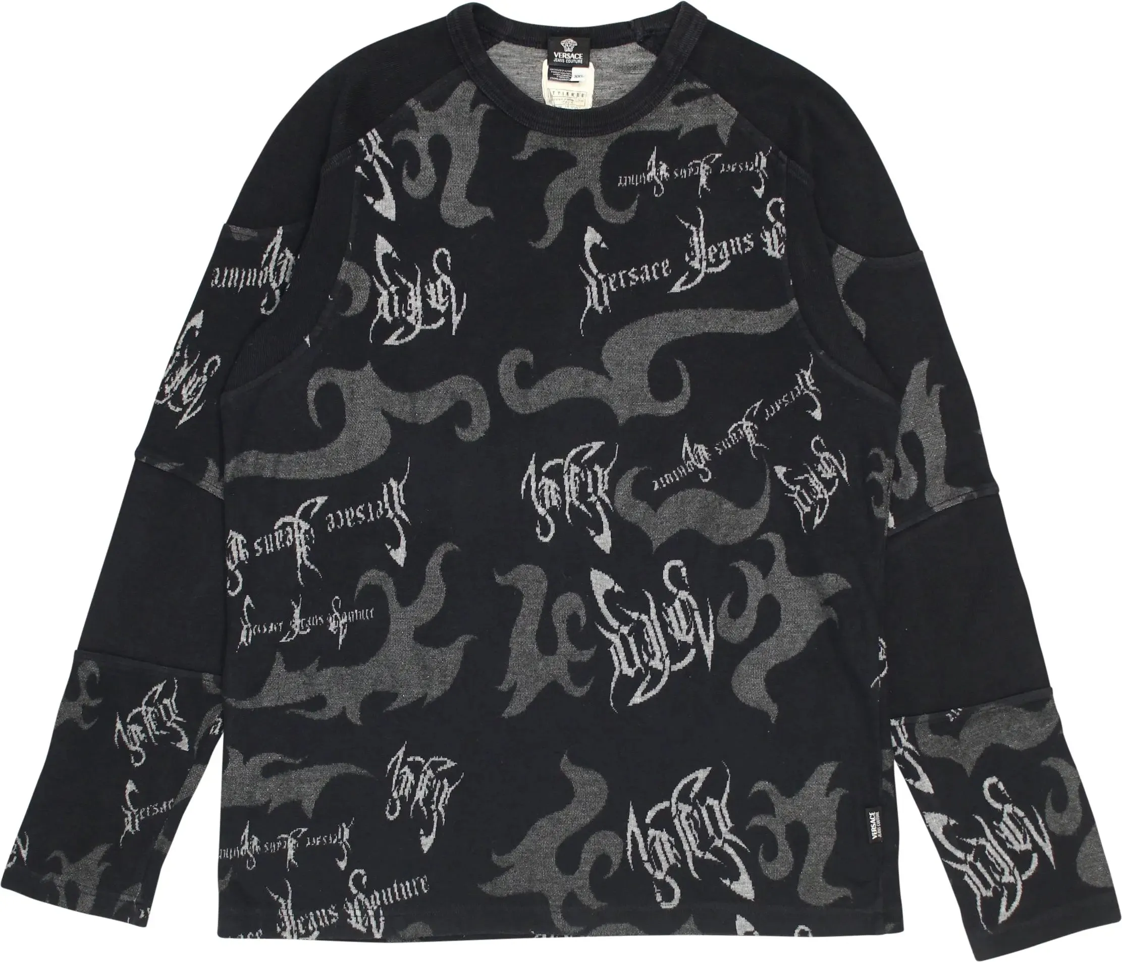 Black Long Sleeve Shirt by Versace Jeans Couture | ThriftTale